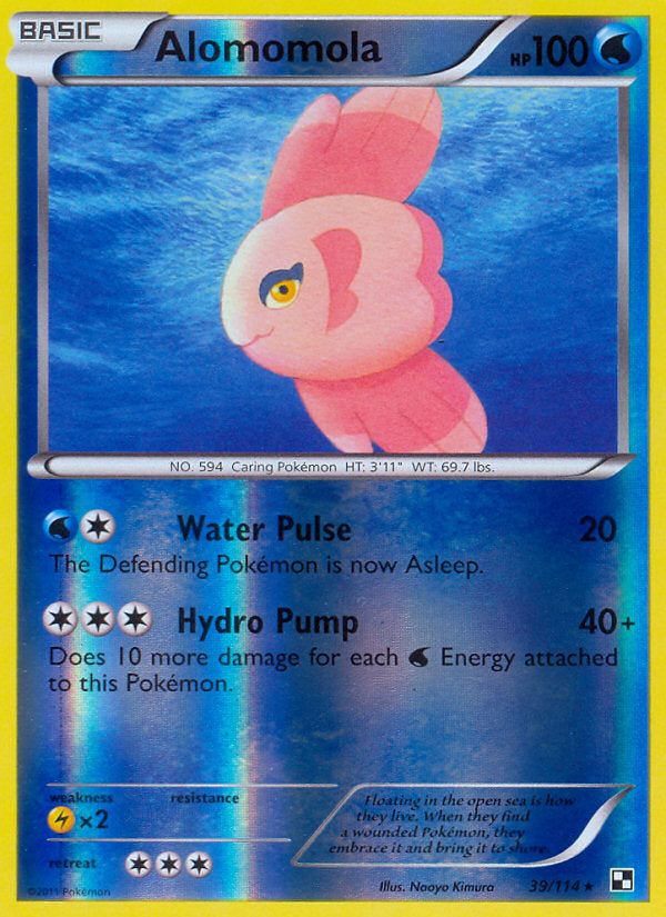 Black & White Alomomola #39/114 reverse holo